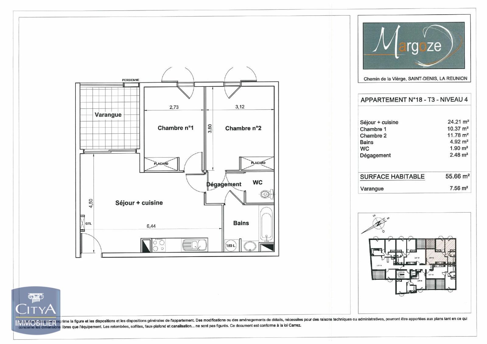 Photo 1 appartement Saint-Denis