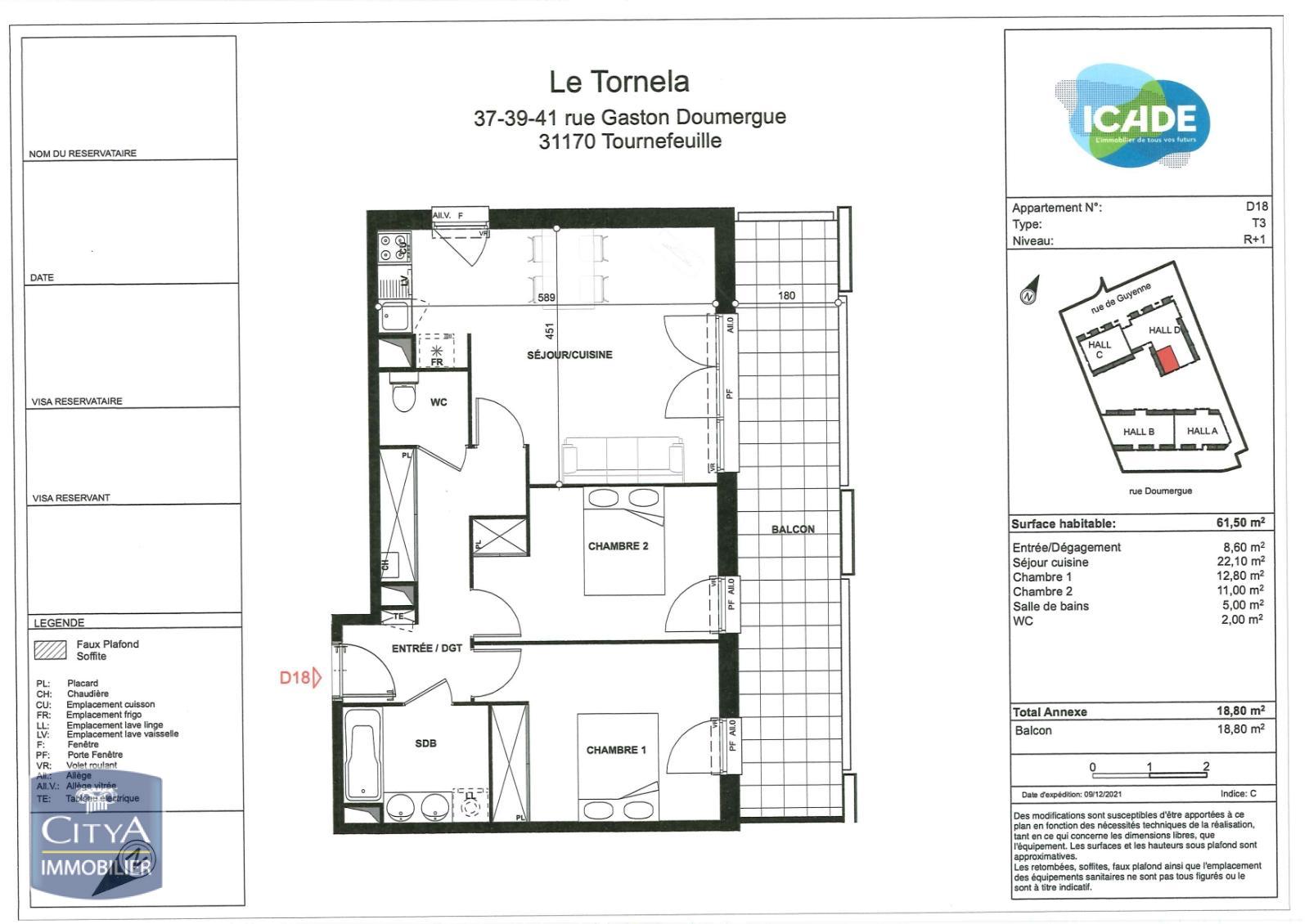 Photo 1 appartement Tournefeuille