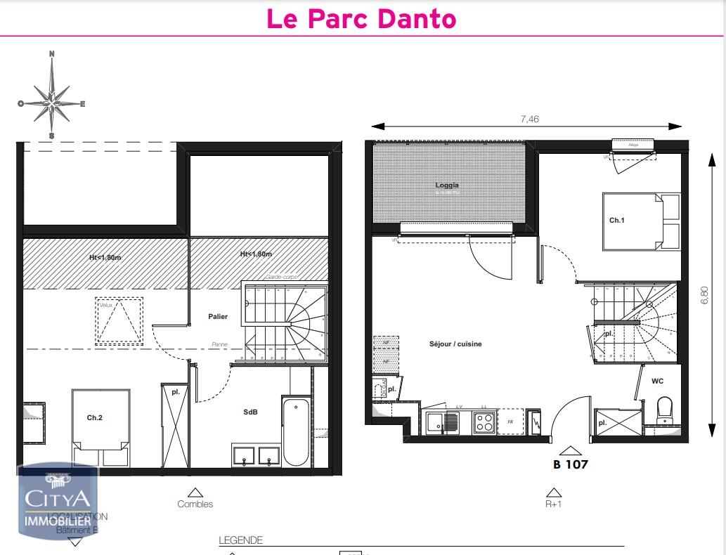 Photo Appartement 3 pièces 63.32m²