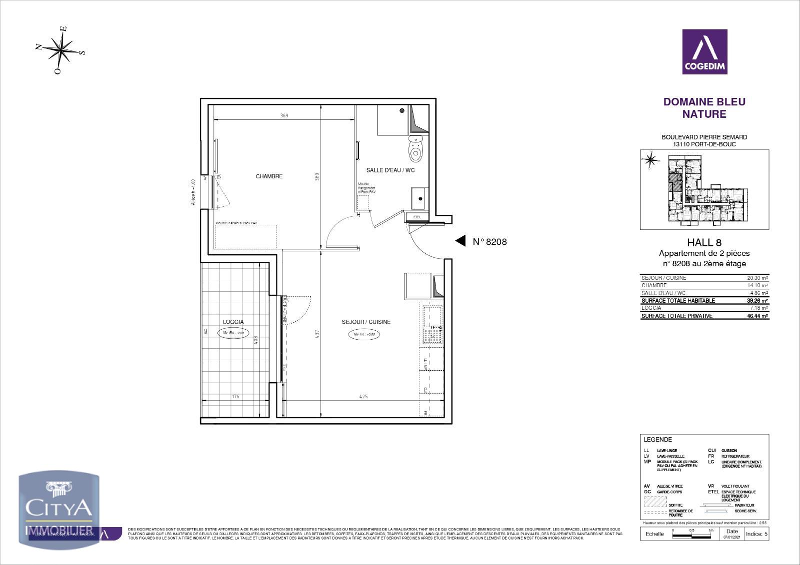 Photo Appartement 2 pièces 39.26m²