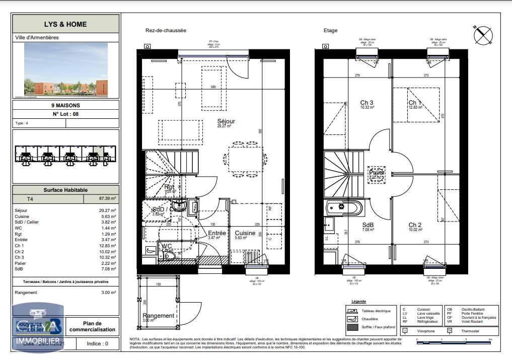 Photo du bien Maison 4 pièces 87.39m²