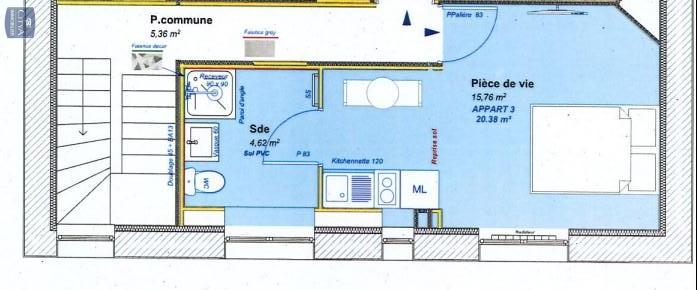 Location T1 Brest Quartier Harteloire